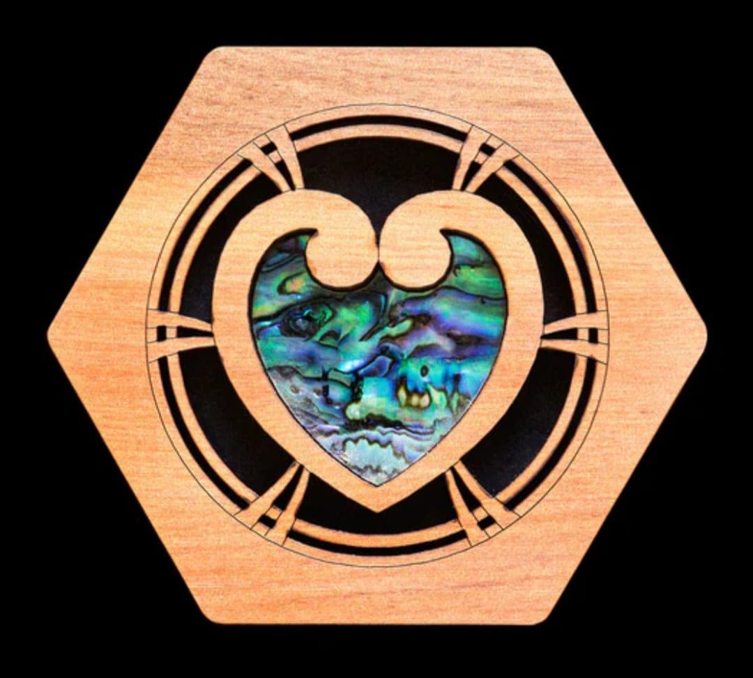 Heart Paua Shell Gift Box — view 1