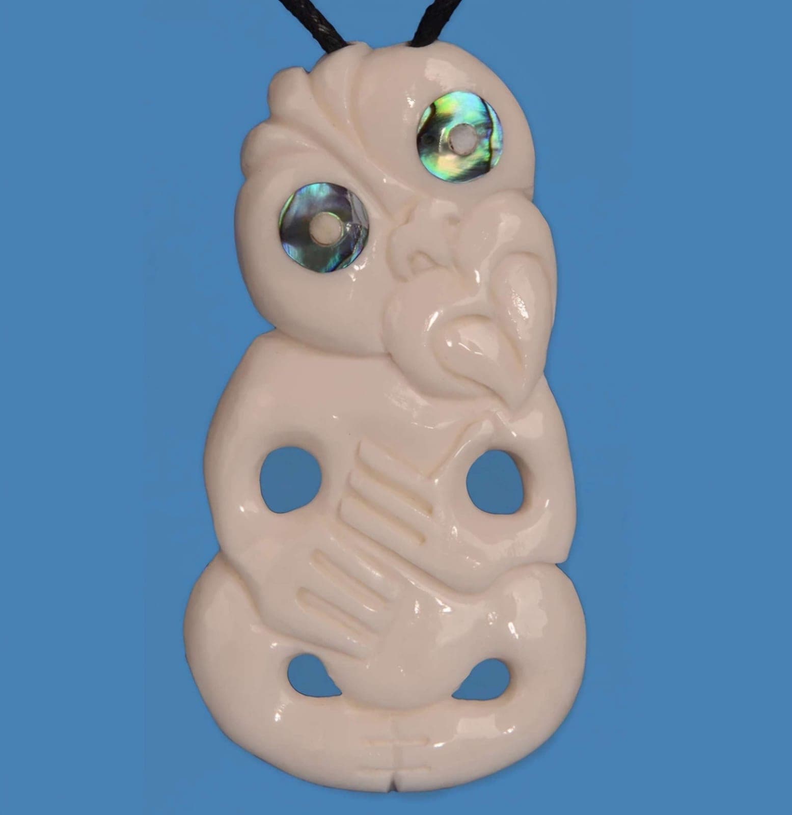 Bone Tiki Pendant — view 1
