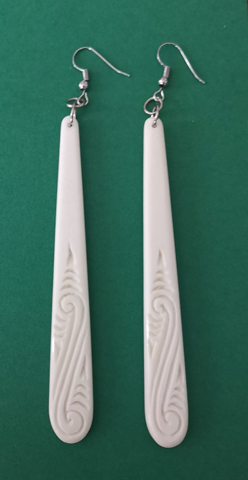 Bone Drop Earrings (Large) — view 1