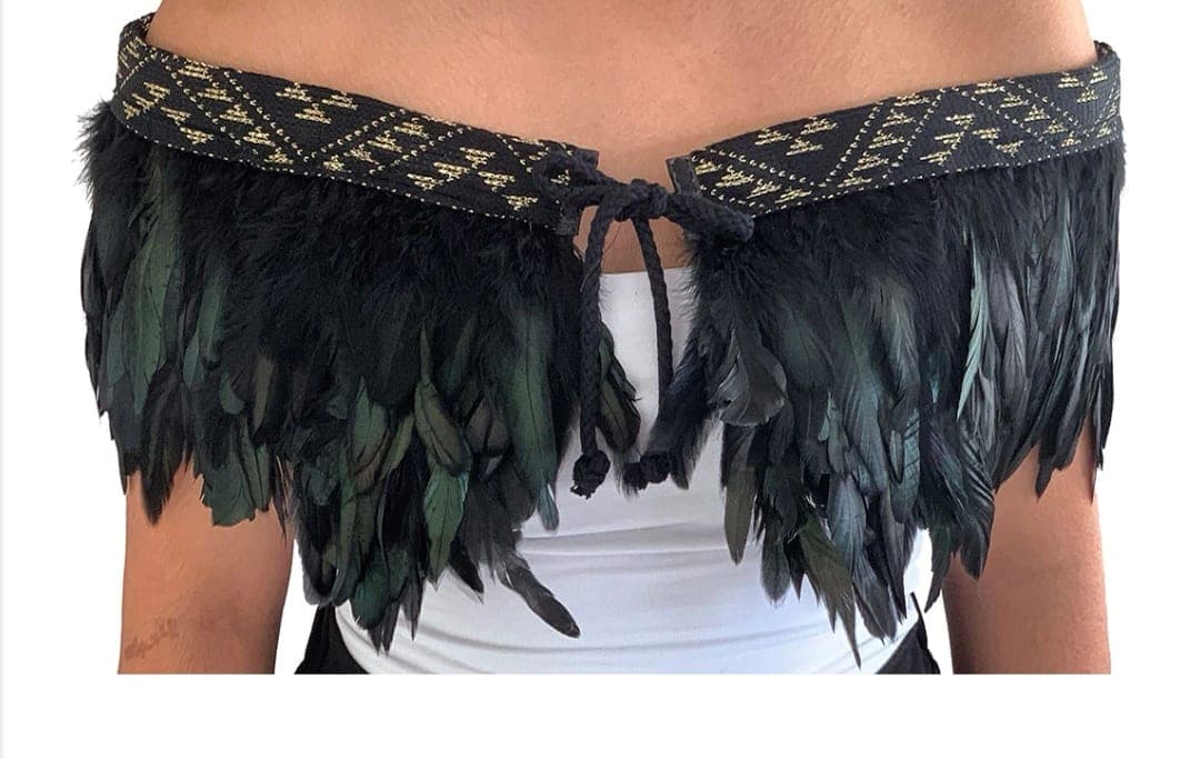 Black Cape Korowai — view 1
