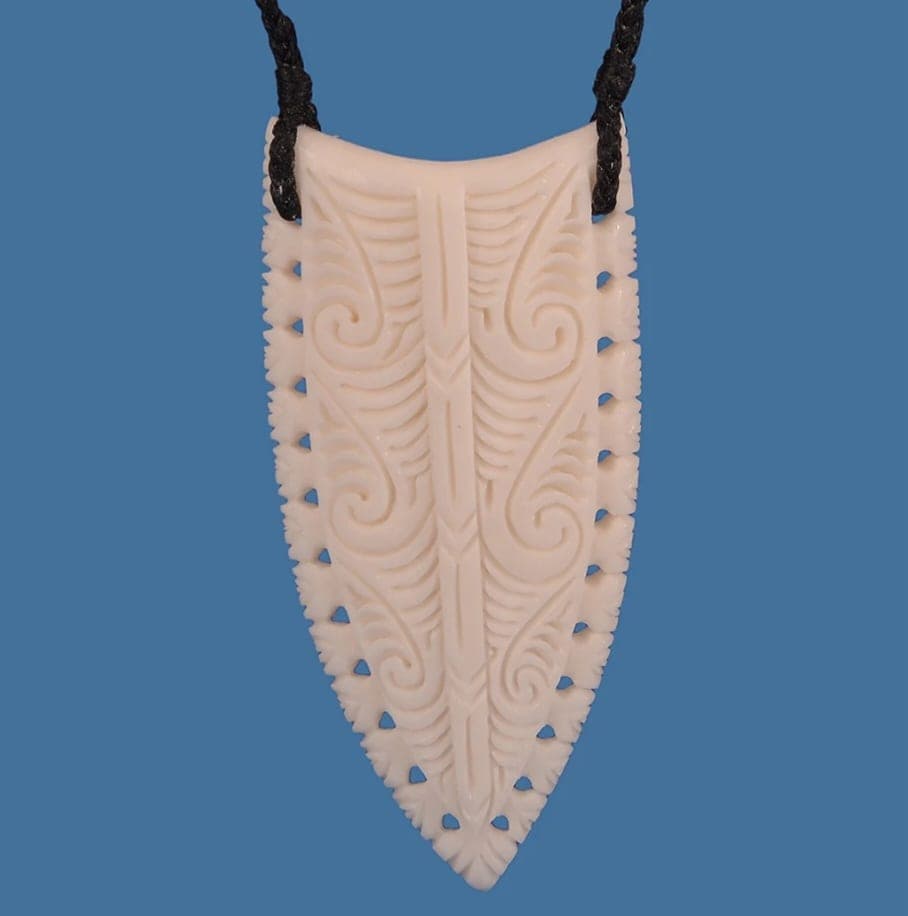 Spearhead Bone Carving — view 1