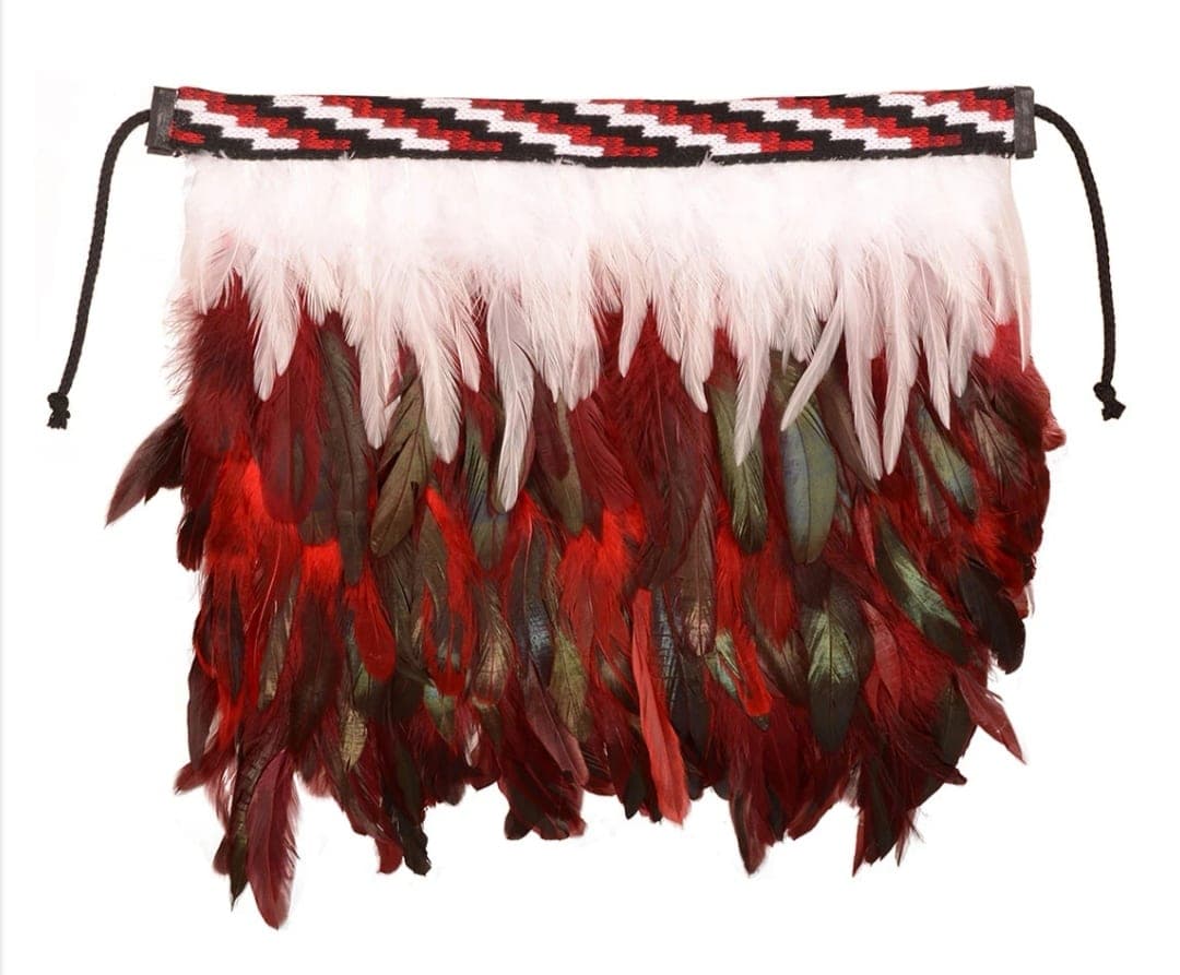 Red Baby Korowai — view 1