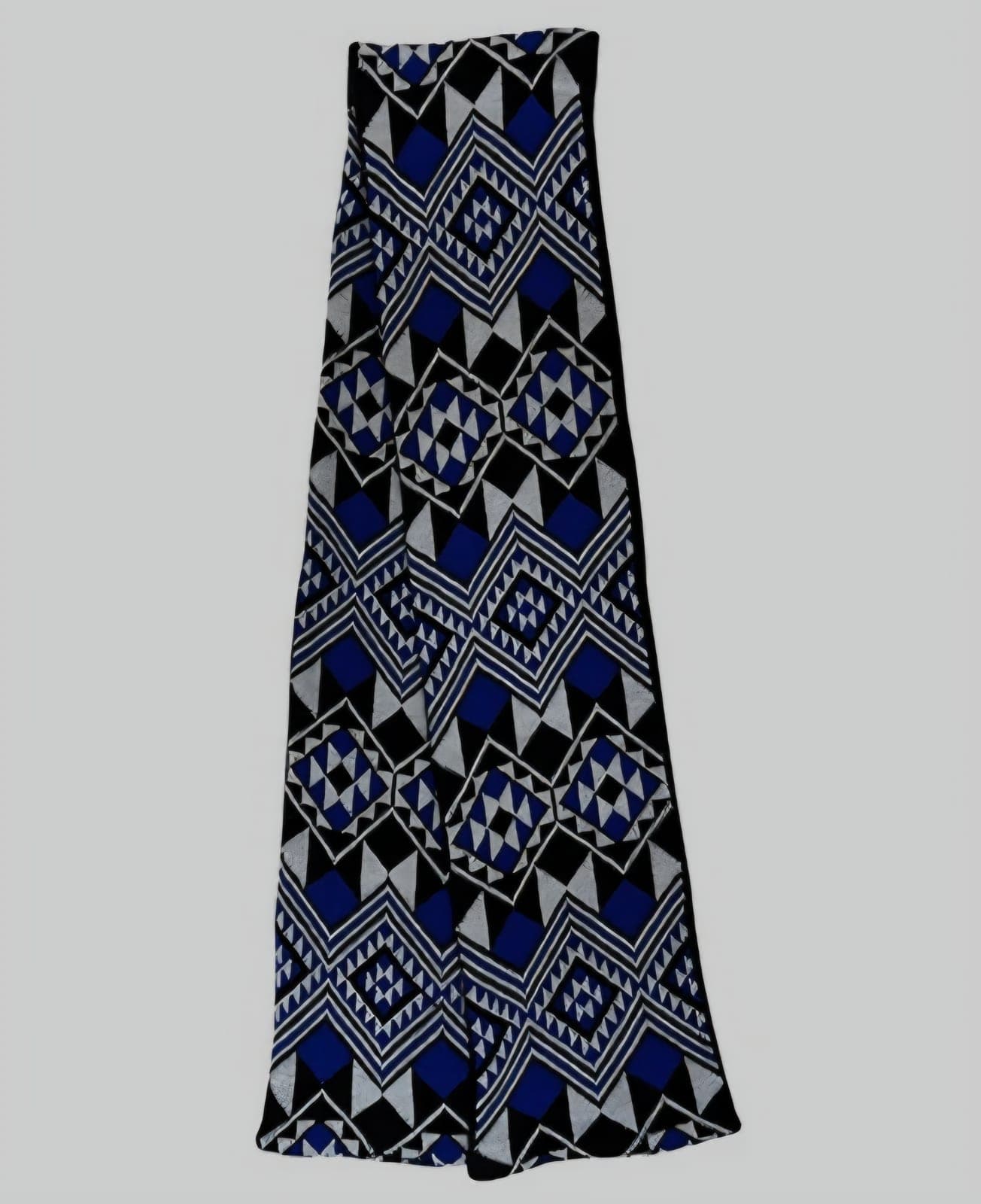 Royal Blue Māori Scarf — view 1