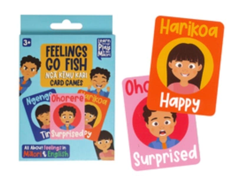 Go Fish Game Te Reo Emotions 40 Cards