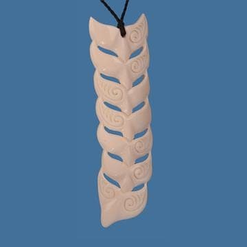 XL Bone Whale Tail — view 1