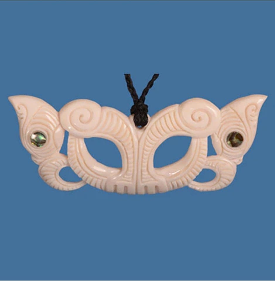 Bone Pekapeka Pendant — view 1