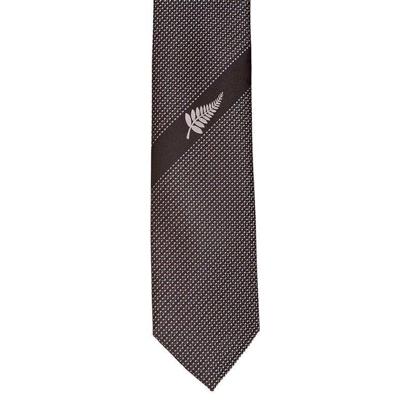 Silver Fern Design Neck Tie — view 1