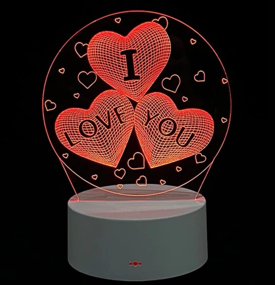 I LOVE YOU LED NIGHT LIGHT — view 1