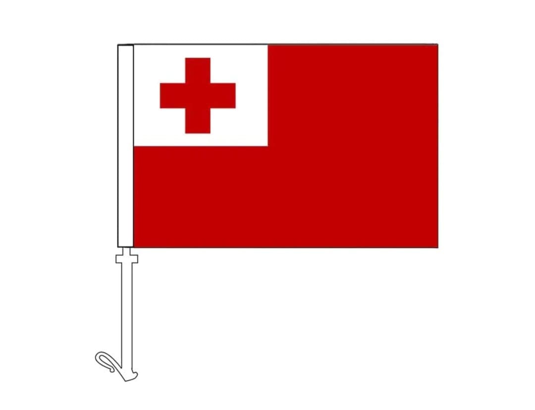 Tonga Car Flag — view 1