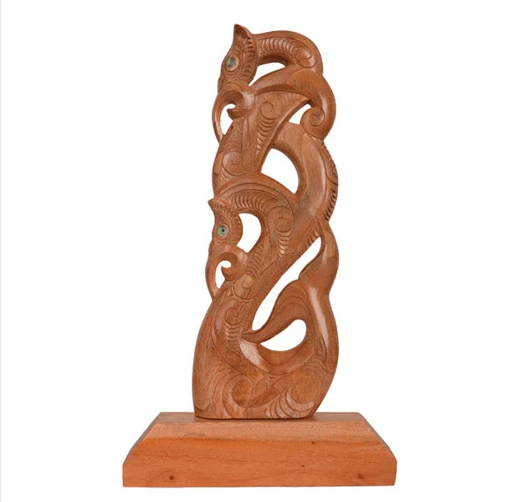 Double Manaia with Whale Tail — view 1