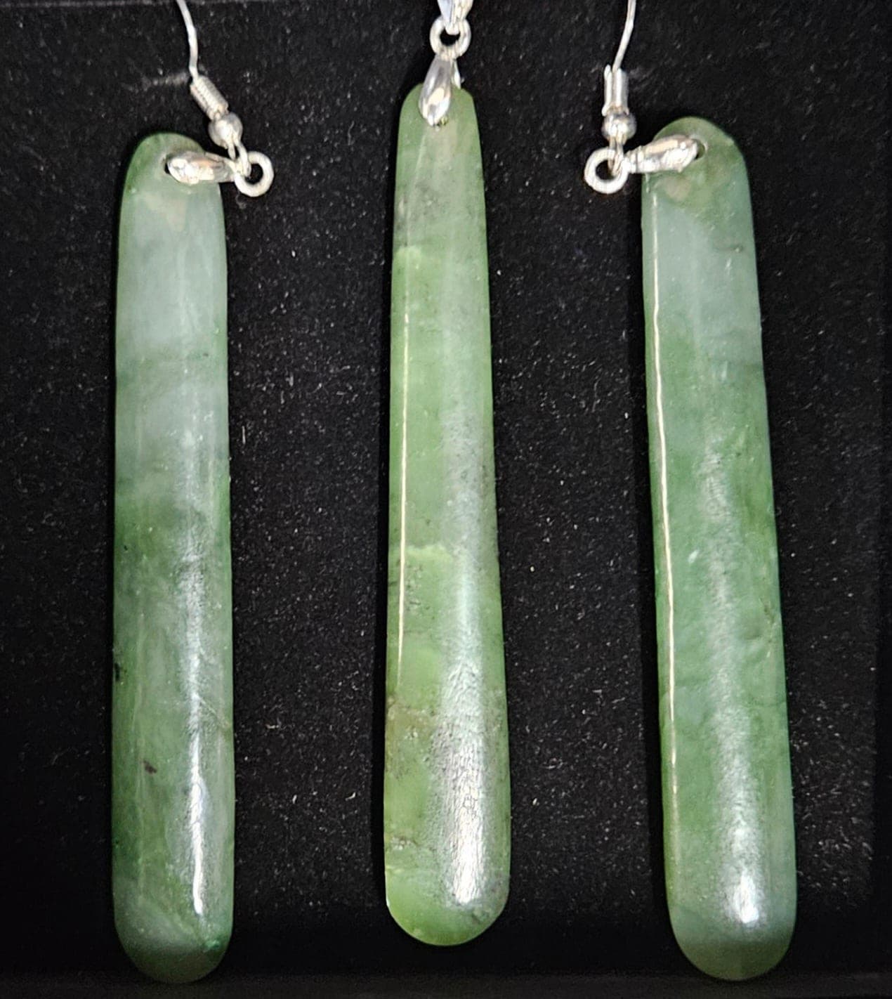 Geenstone Earrings & Pendant Set-Large — view 1