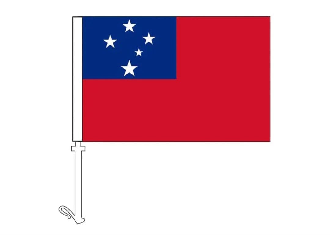 Samoa Car Flag