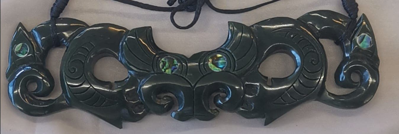 Manaia Greenstone Breastplate — view 1