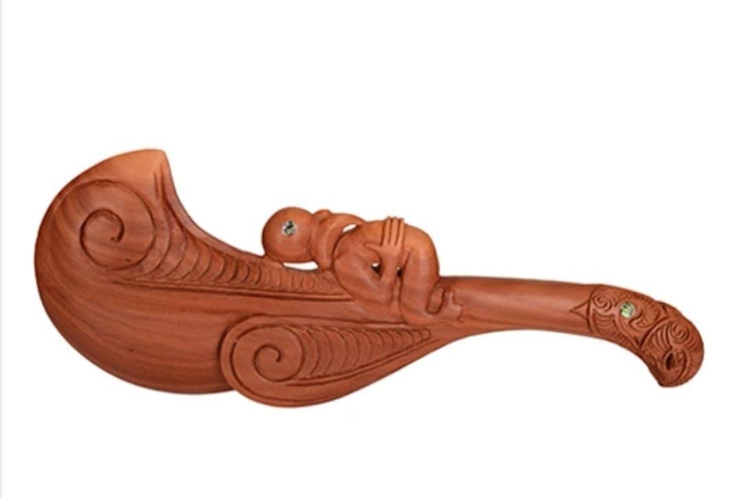 Wooden Patu Ornament — view 1