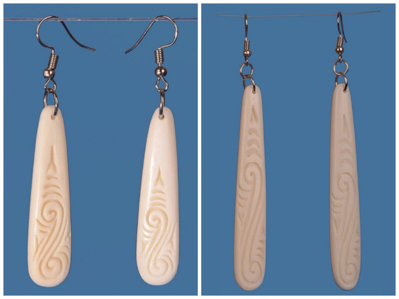 Bone Drop Earrings. "Special 2 for $55.00 " — view 1