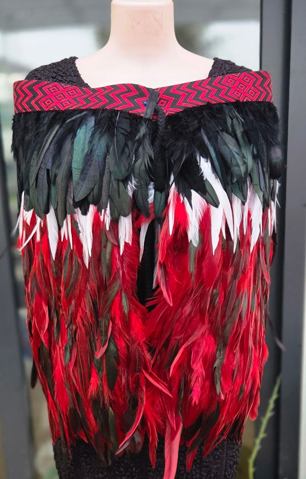 Kōwhaiwhai Half Length Korowai