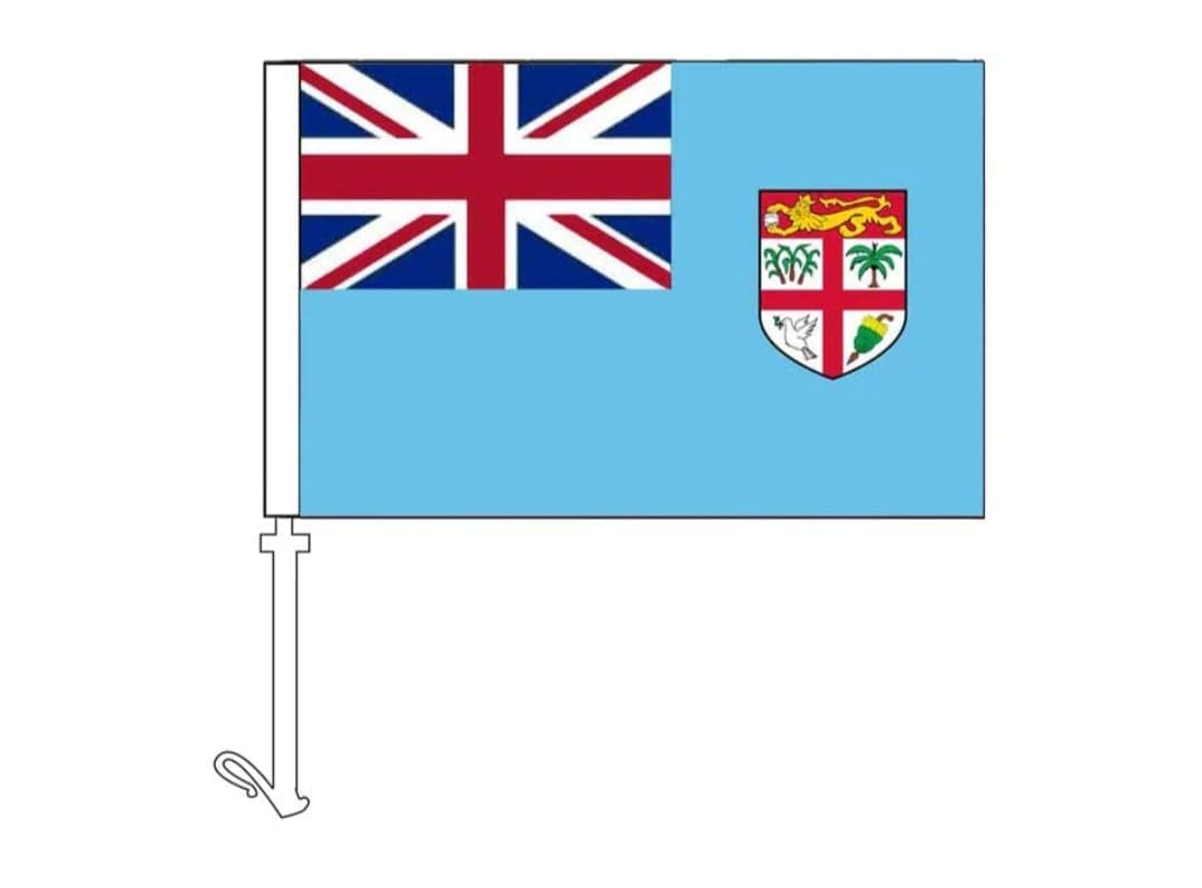 Fiji Car Flag — view 1