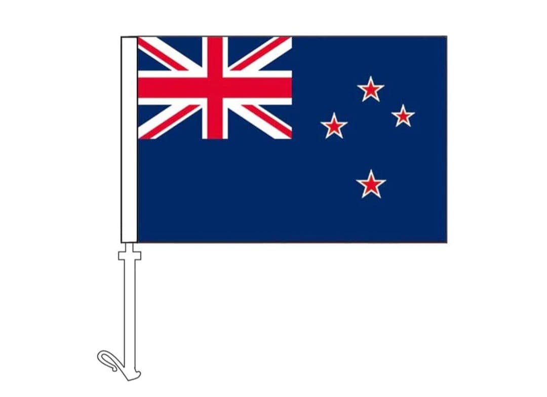 New Zealand Car Flag