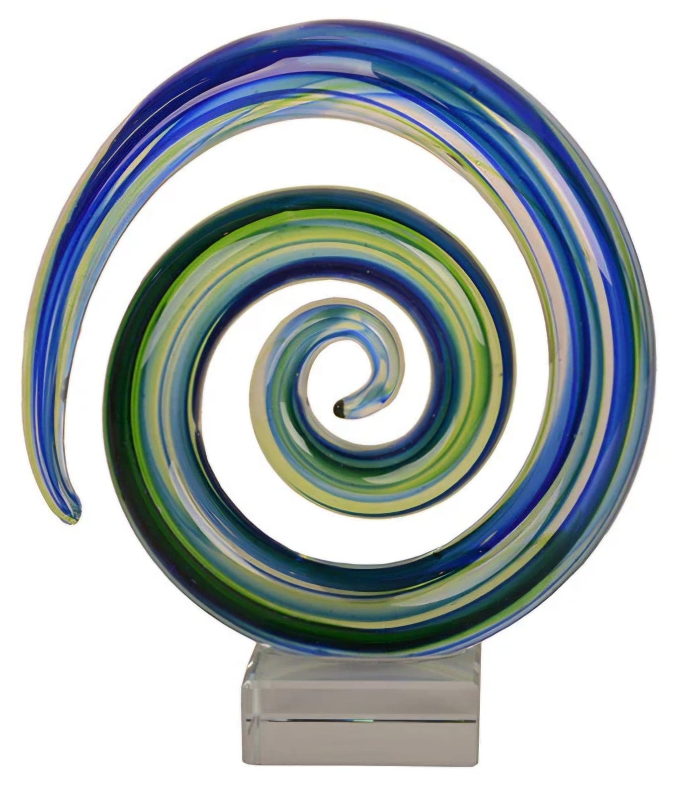Glass Large Koru Ornament — view 1