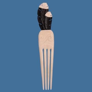 Black Huia Feather Heru — view 1